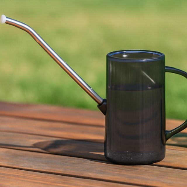 ガーデニング 透明容器ロングノズルじょうろ