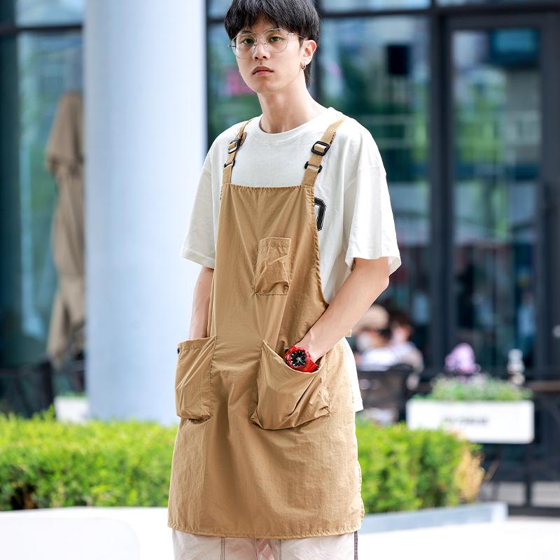 ガーデニング 多機能ポケット付き肩掛け型作業用エプロン
