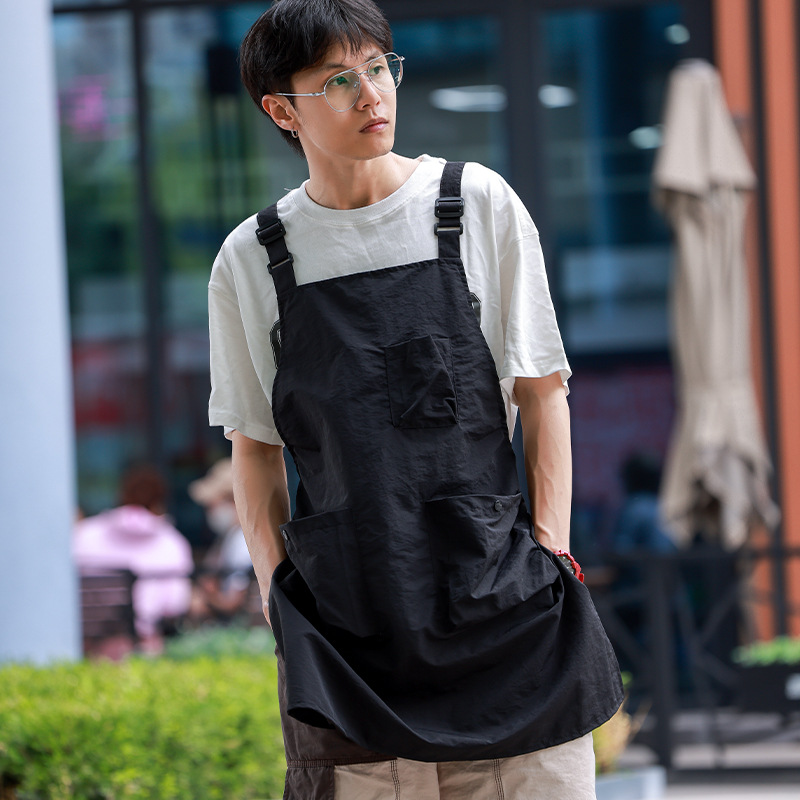ガーデニング 多機能ポケット付き肩掛け型作業用エプロン