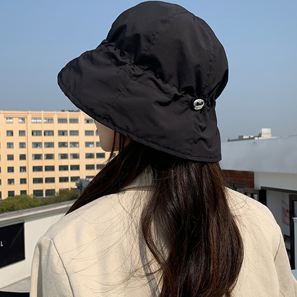 ガーデニング つば広バケットハット 春夏用 紫外線対策帽子