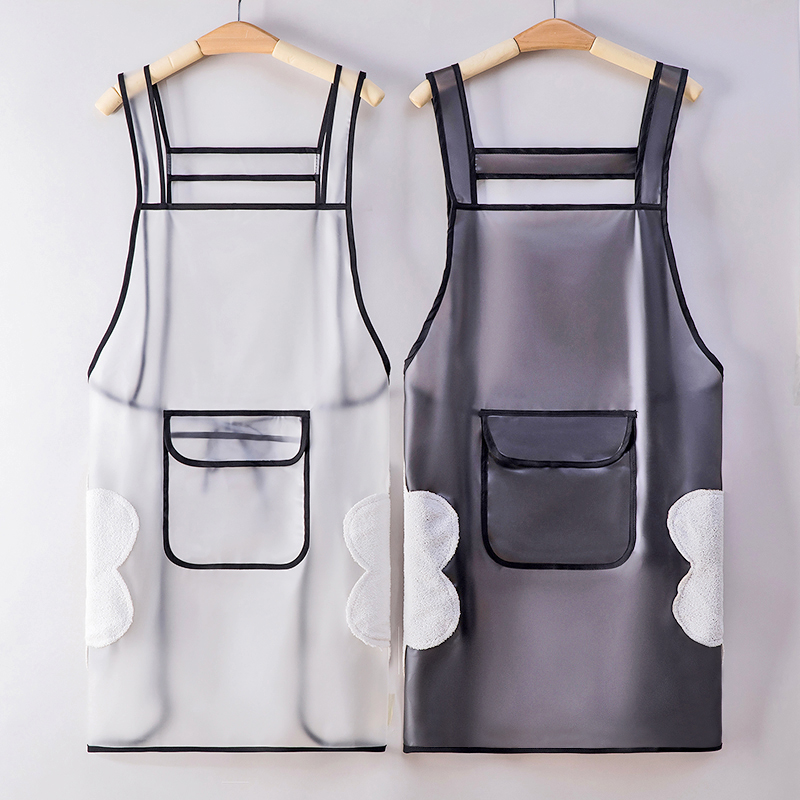 ガーデニング 手拭きタオル付き実用的ガーデニング作業用エプロン
