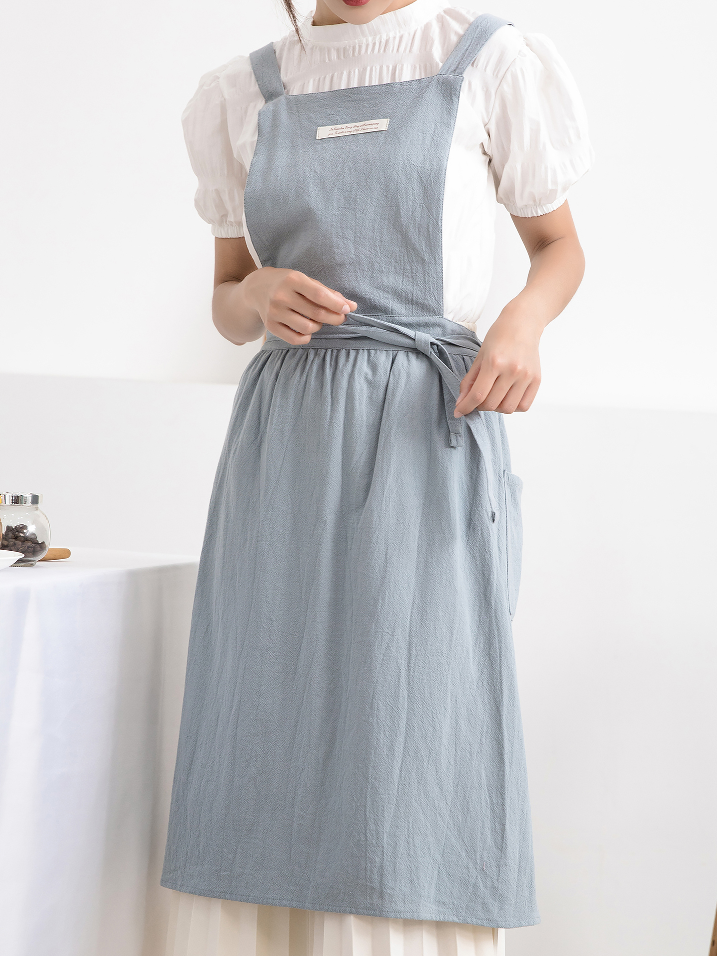 ガーデニング 優美な庭師のワンピースエプロン