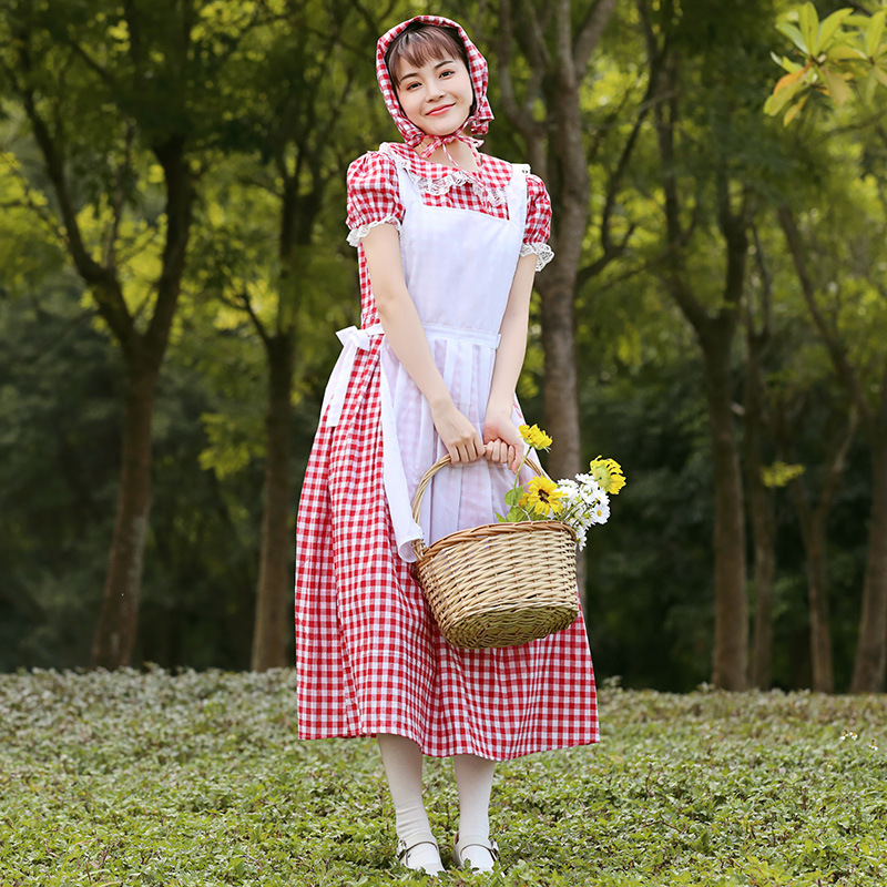 ガーデニング メルヘン農園風ガーデニングエプロン