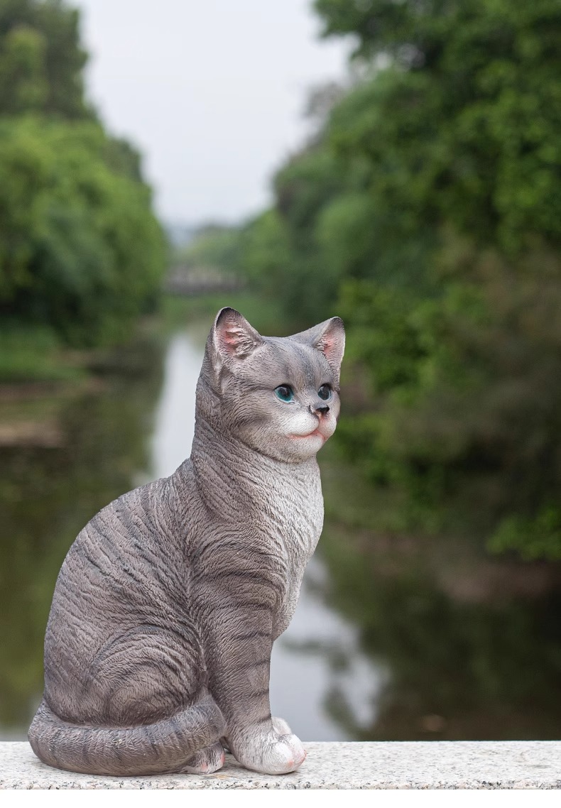 ガーデニング 優美な猫の番人