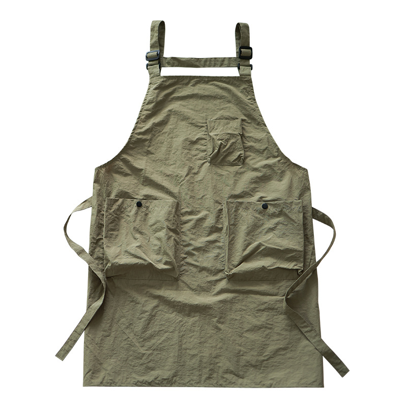 ガーデニング 多機能ポケット付き肩掛け型作業用エプロン