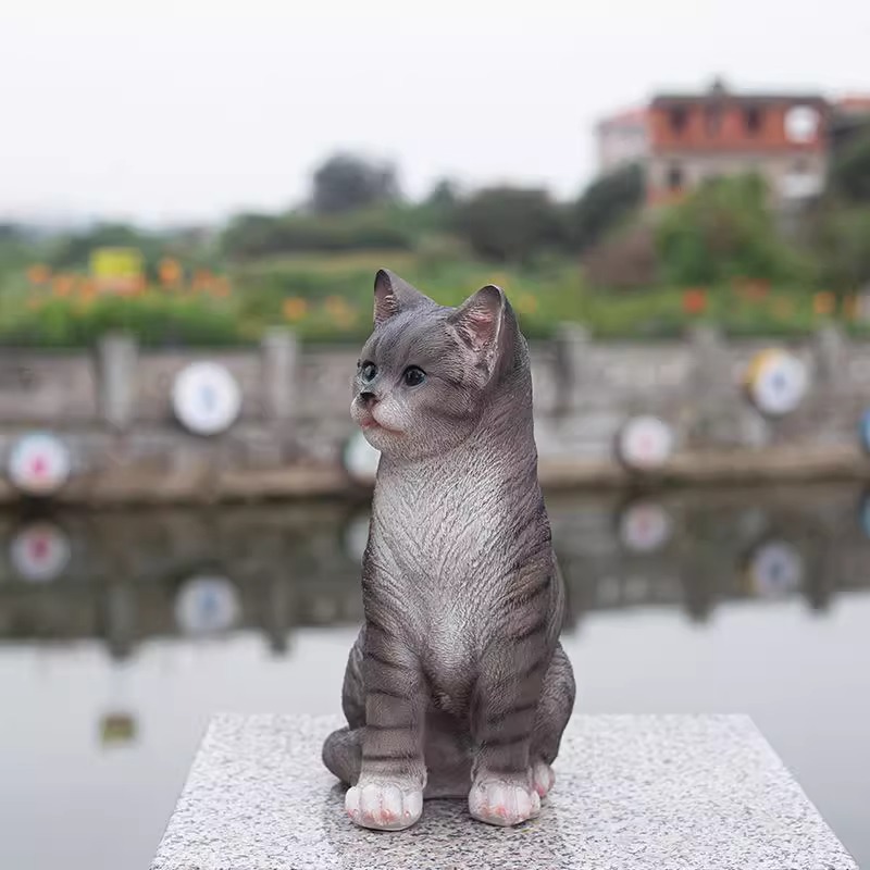 ガーデニング 優美な猫の番人