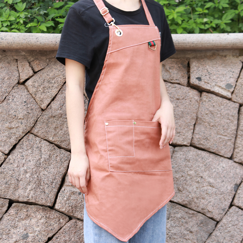 ガーデニング 丈夫な厚手生地のガーデニング作業用エプロン