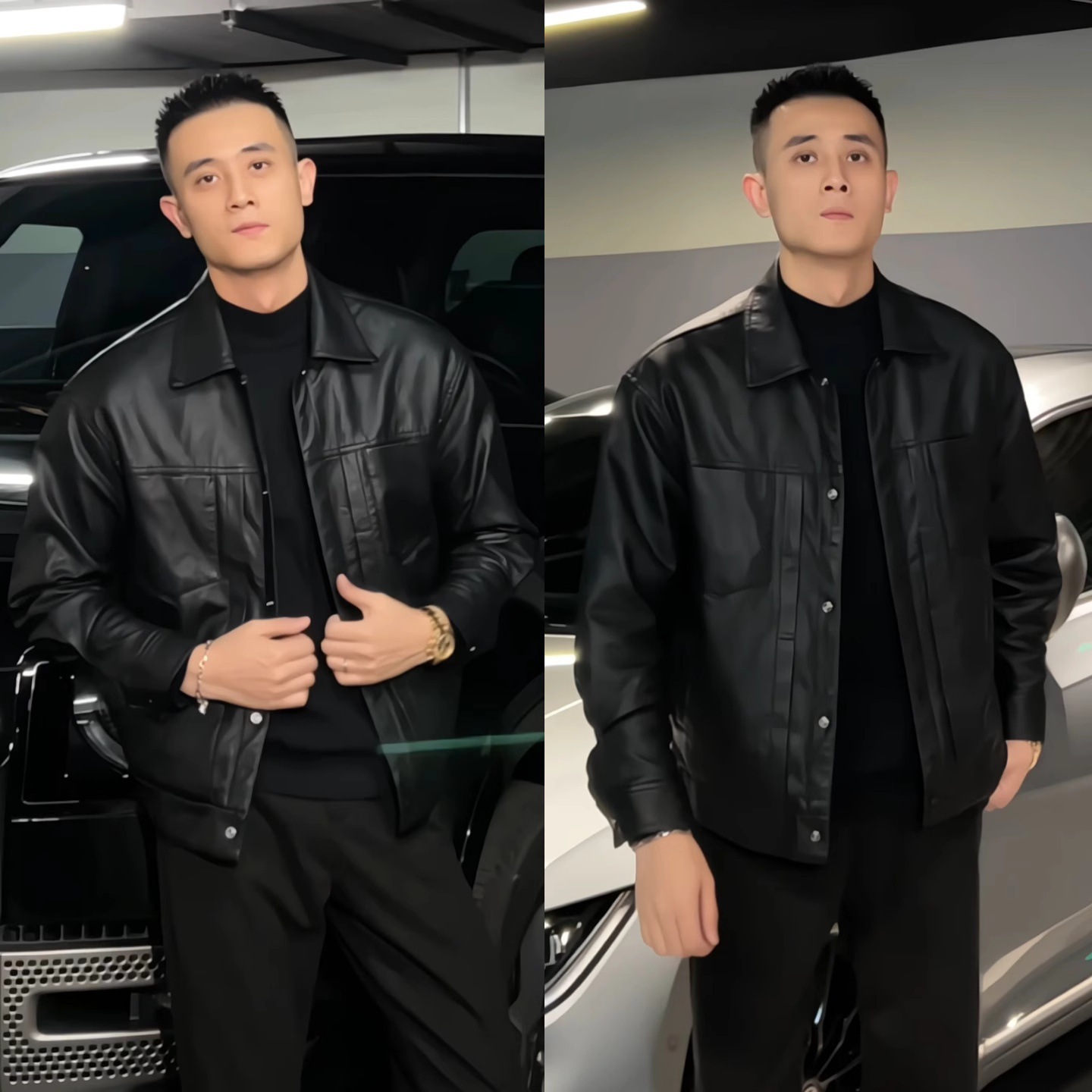 レザージャケット 本革ビッグシルエットライダースジャケット