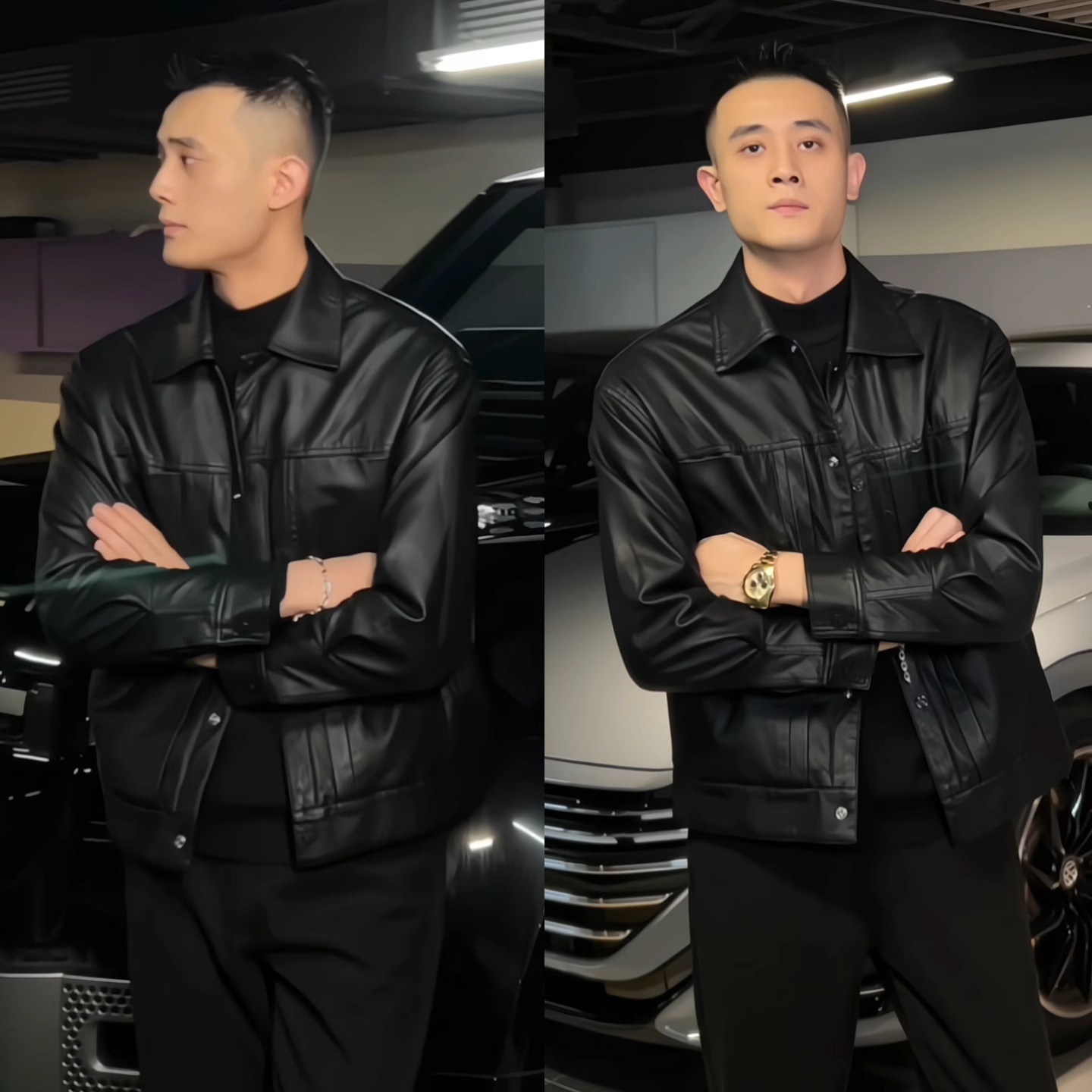 レザージャケット 本革ビッグシルエットライダースジャケット