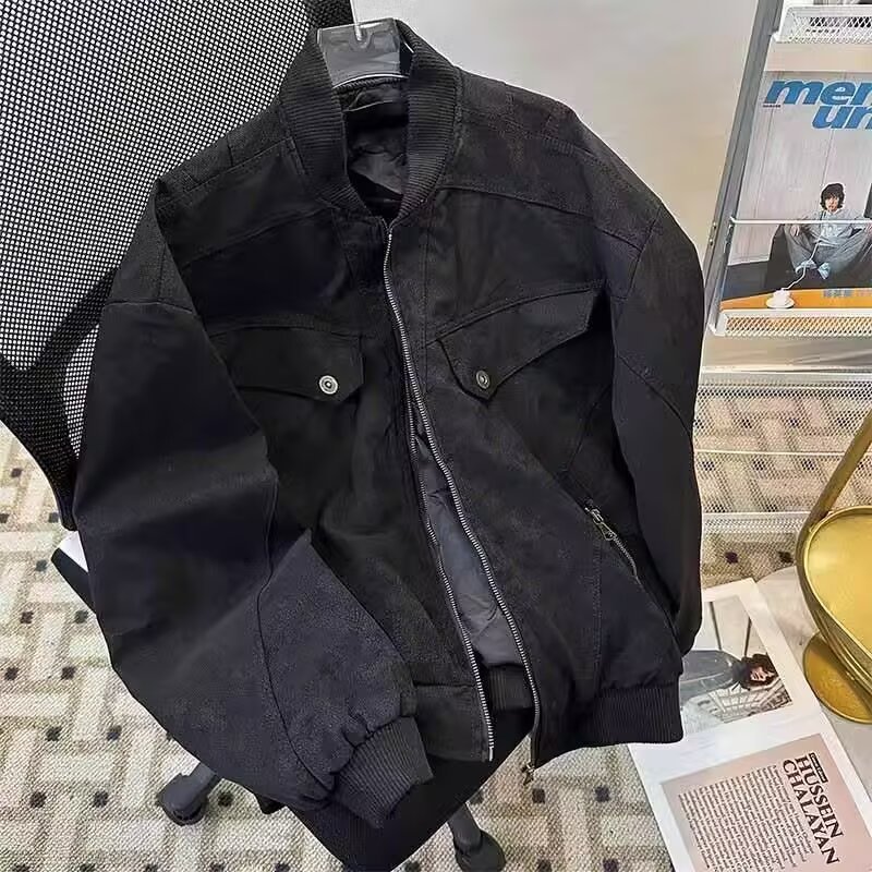 レザージャケット 立体裁断ボンバー型ライダースジャケット