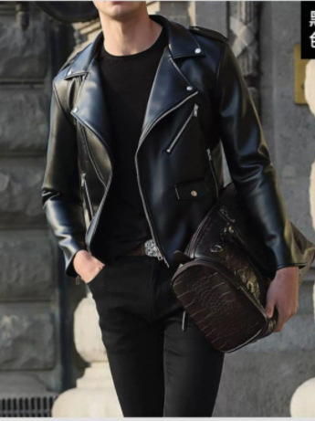 レザージャケット 本革ダブルライダース斜めジップ仕様ジャケット