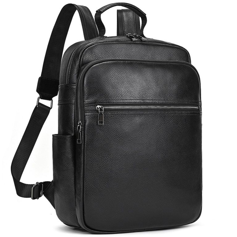 本革多機能ビジネス通勤レザーリュック