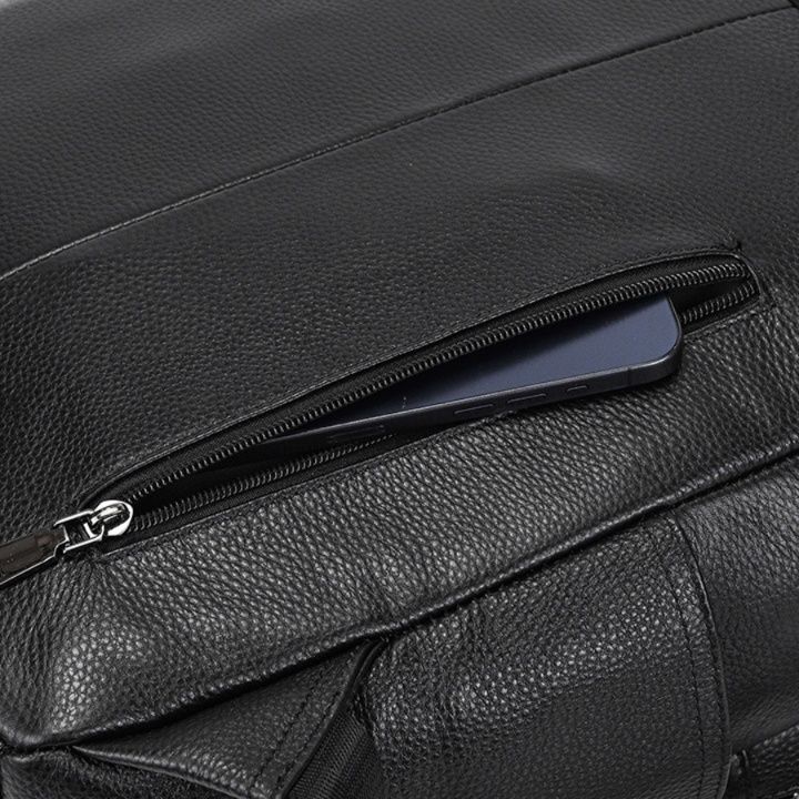 本革多機能ビジネス通勤レザーリュック