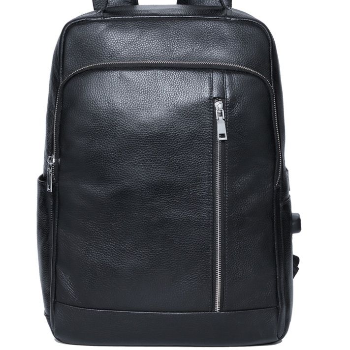 本革牛革大容量多機能通勤ビジネス対応レザーリュック