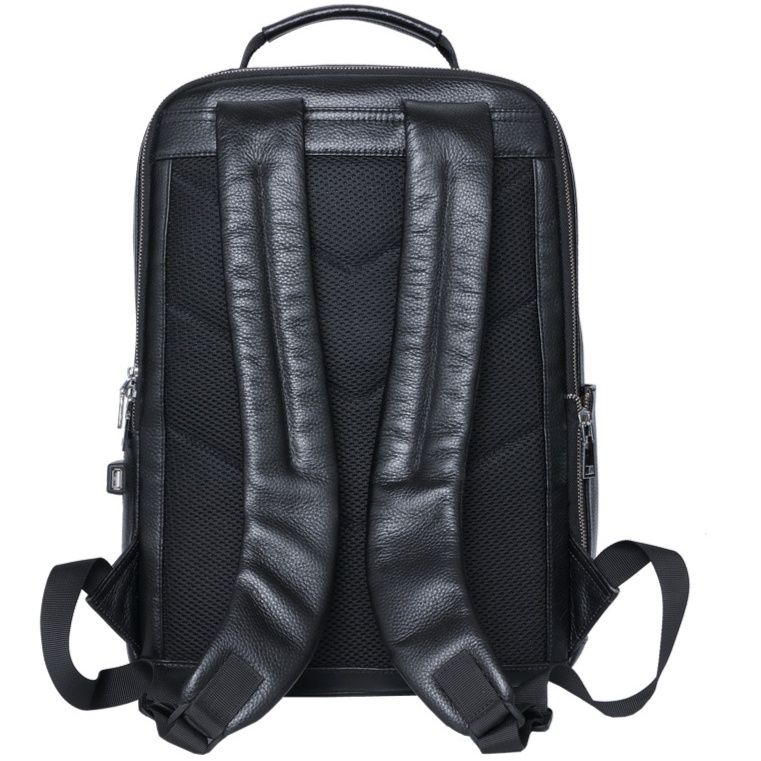 本革牛革大容量多機能通勤ビジネス対応レザーリュック