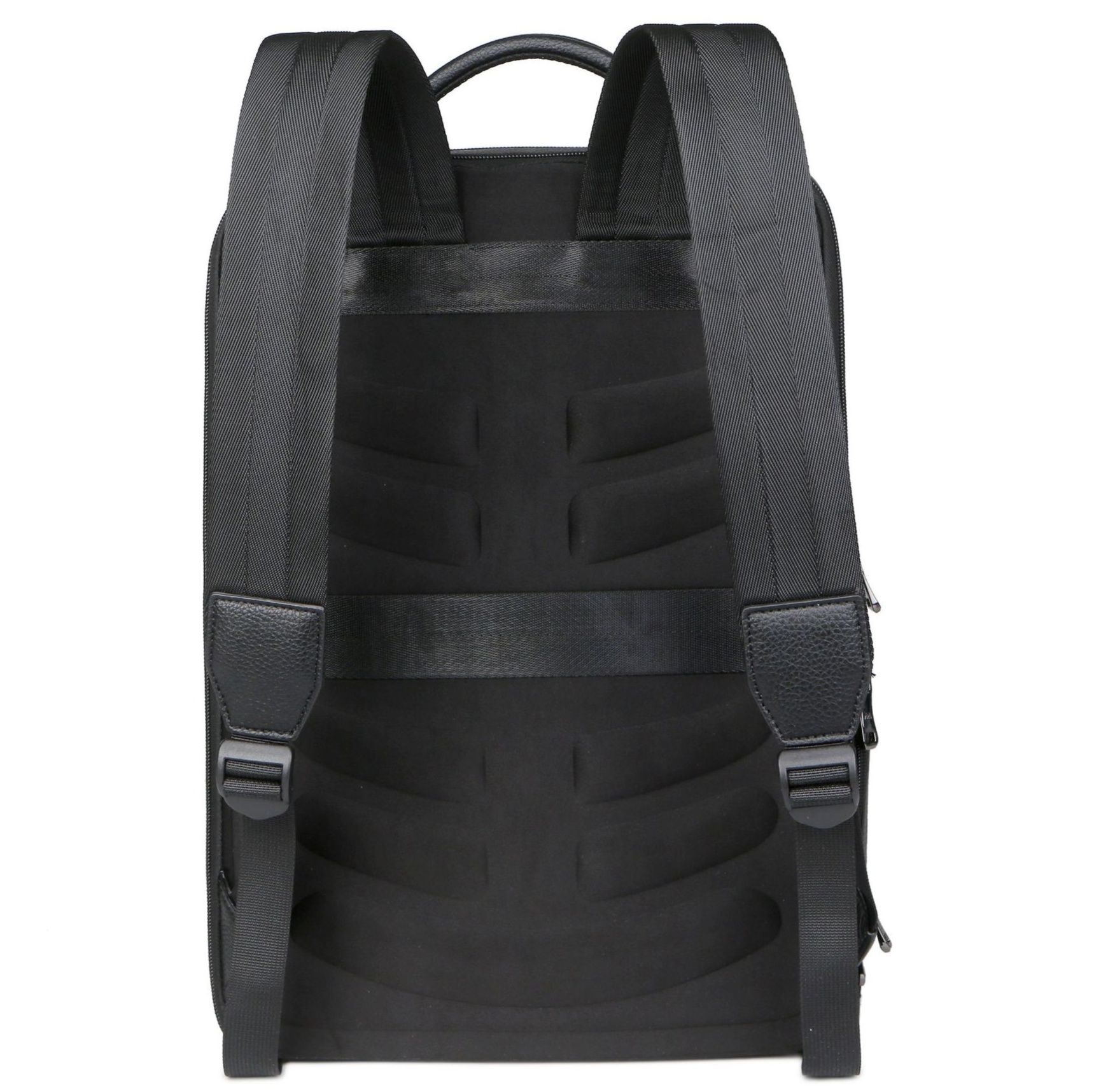 本革スリム型多機能ビジネスレザーリュック