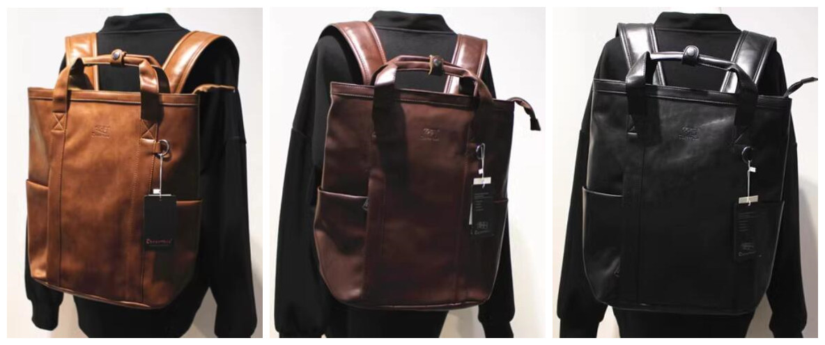 本革レザーリュック メンズ 大容量 通学通勤対応