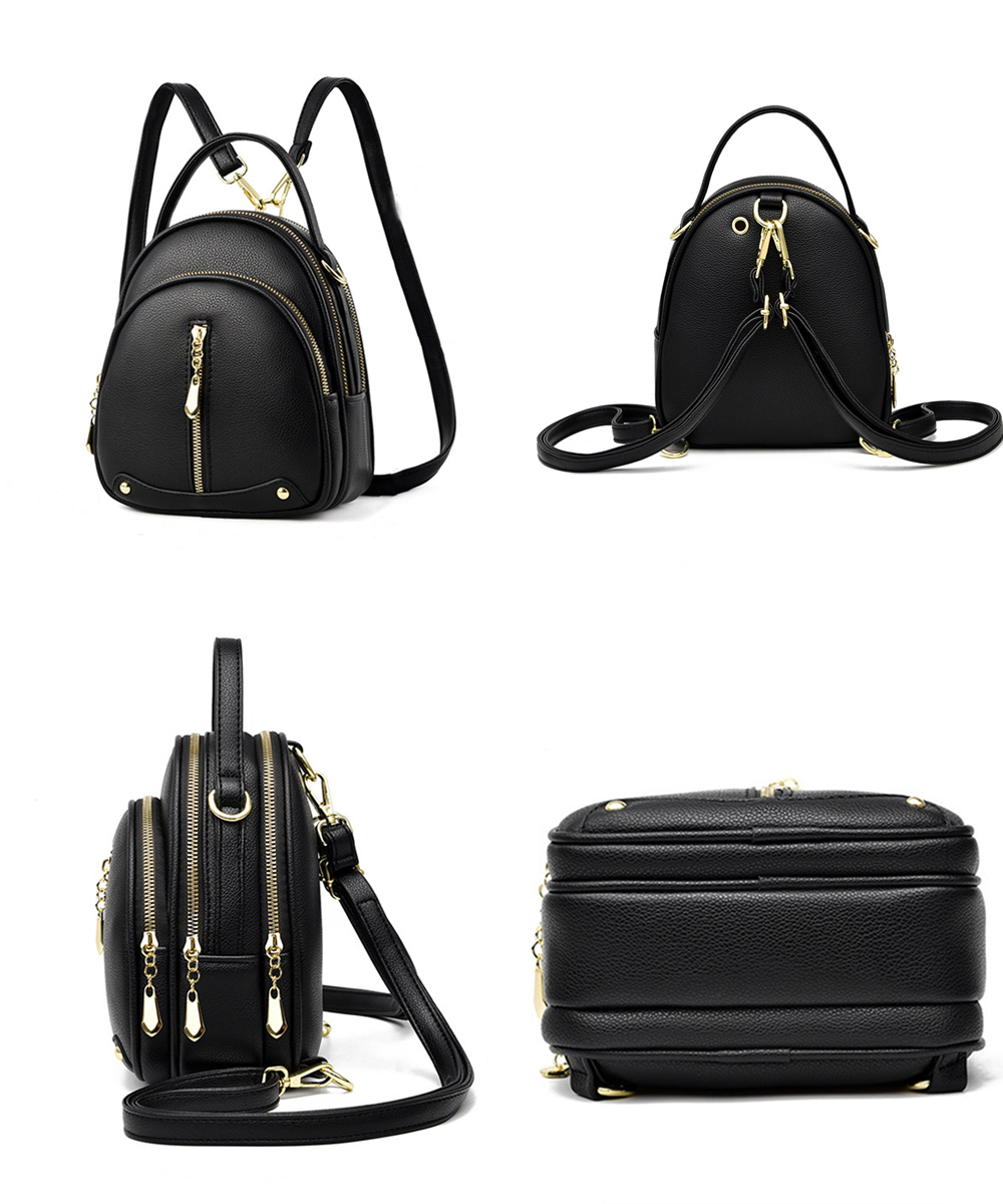 合皮ミニリュック 三通り使い レザーリュック