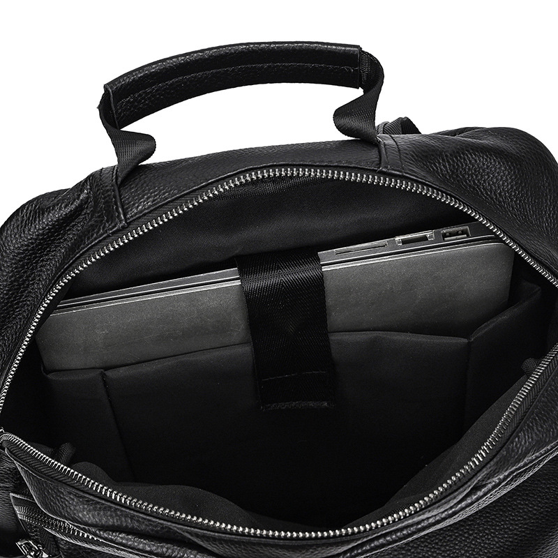 本革多機能ビジネス通勤レザーリュック