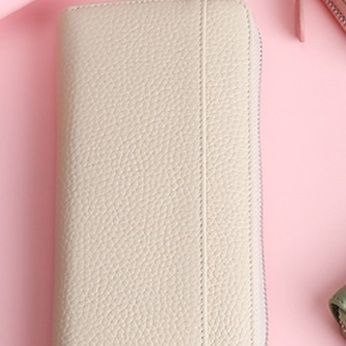 本革ラウンドファスナー長財布大容量多収納