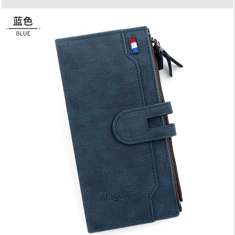 革 財布 多機能スナップボタン付きタッセル飾りレザー長財布