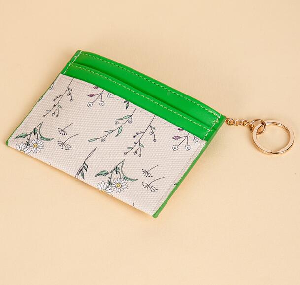 革 財布 花柄革仕分けコインケース