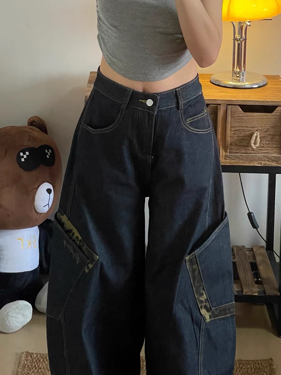 ヒョウ柄 ワイルドポケット ヒョウ柄パンツ
