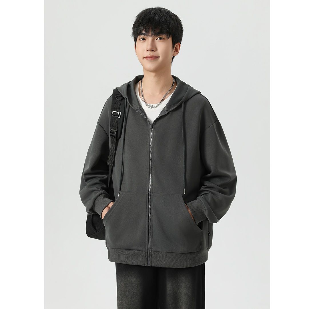 メンズジャージ メンズジャージ ゆったりフード付きジャージパーカー