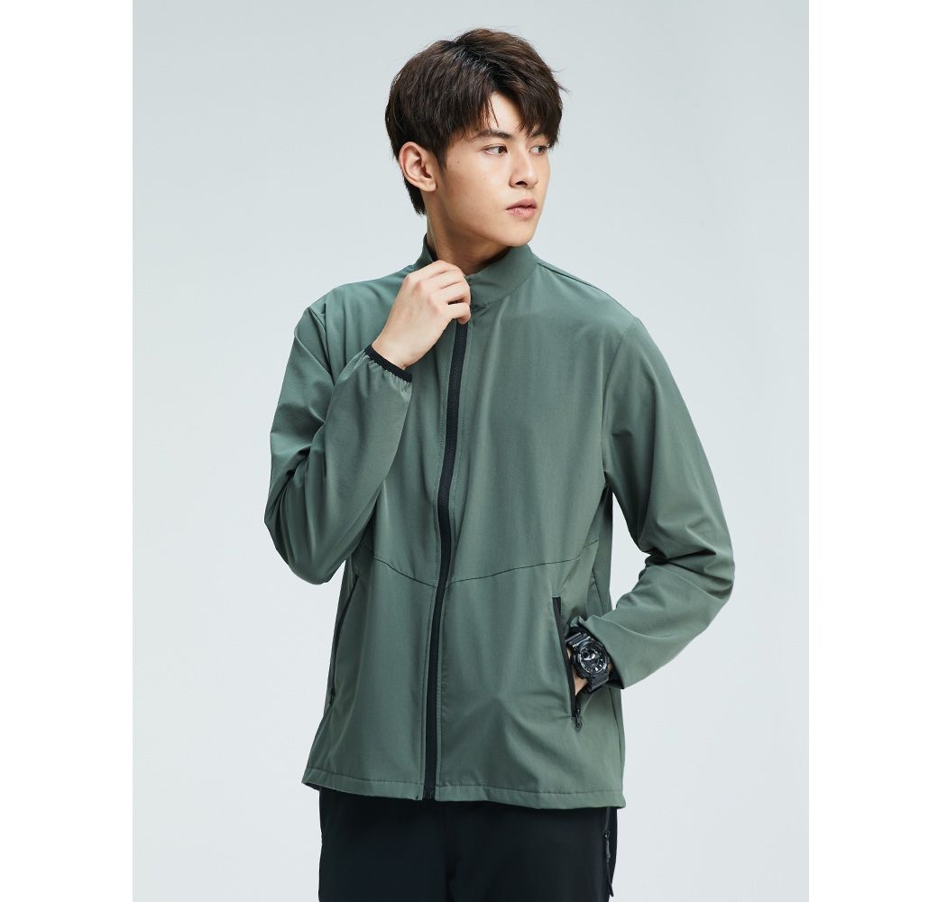 メンズジャージ メンズジャージ スタンドカラー シンプルジャージ