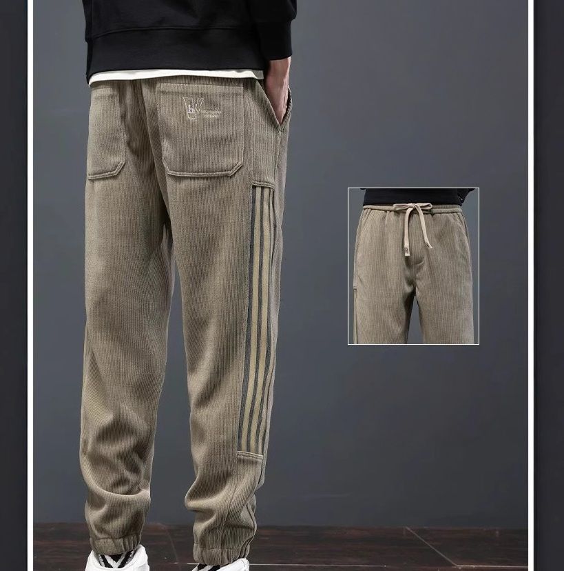 メンズジャージ専門店 裏起毛サイドライン温暖ジャージパンツ