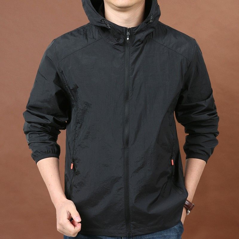 メンズジャージ メンズジャージ フード付き速乾ジャージアウター