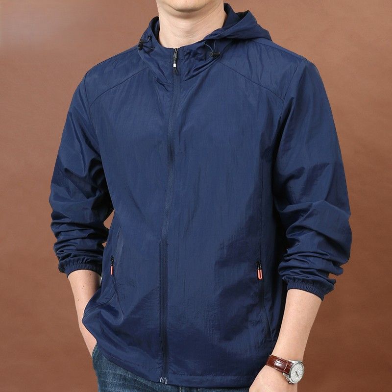 メンズジャージ メンズジャージ フード付き速乾ジャージアウター