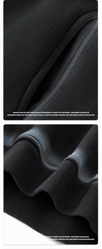 メンズジャージ メンズ厚手裏起毛パーカー古着風スウェット全2色