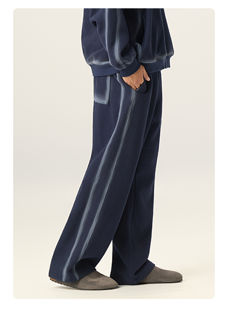 メンズジャージ メンズ裏起毛スウェットパンツ350グラム全2色