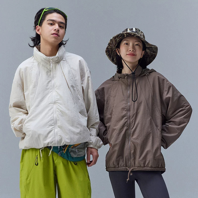 メンズジャージ 男女兼用防風防滴ナイロンジャケット春夏秋新作全3色