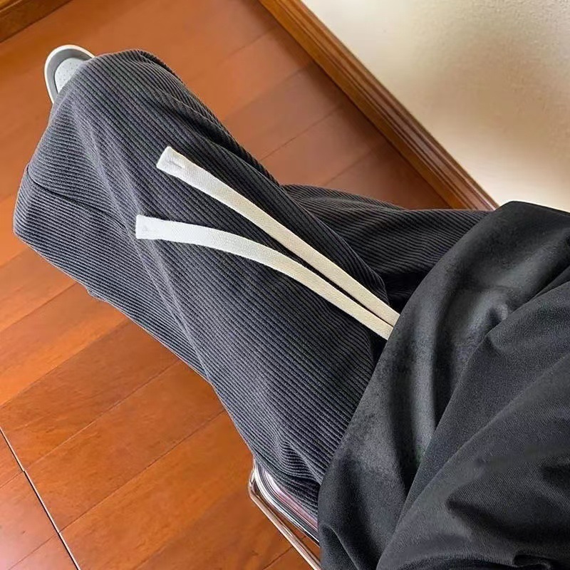 メンズジャージ専門店 立体シルエットコーデュロイワイドパンツ