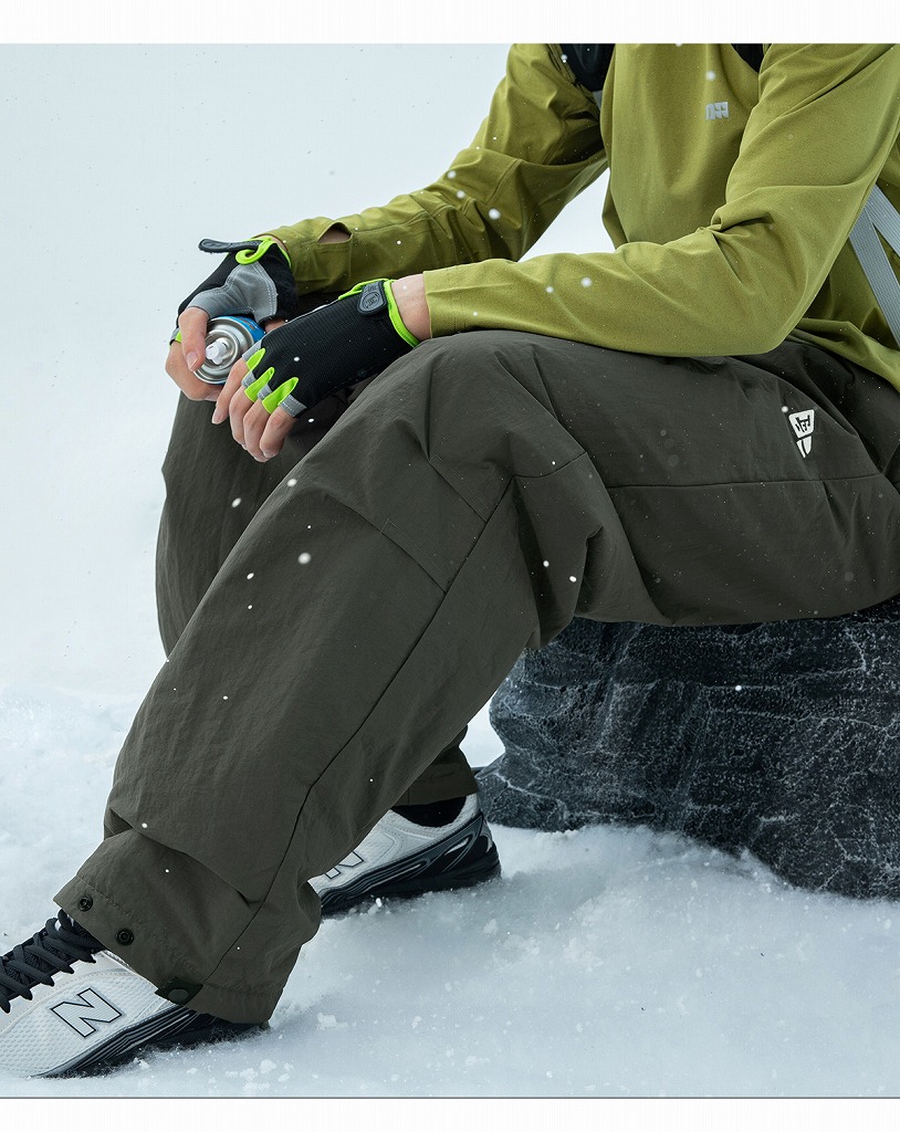 ナイロンメンズジャージ メンズ 秋冬 機能性 撥水 立体カット パンツ 全4色