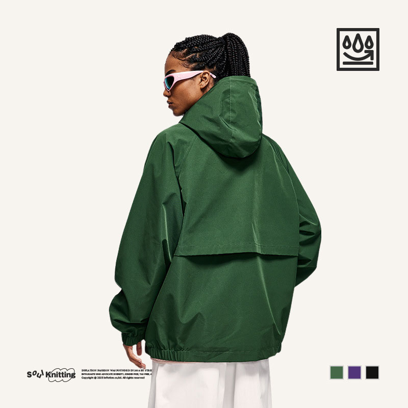 メンズジャージ 男性用防風防水ナイロンジャケット秋冬新作全3色