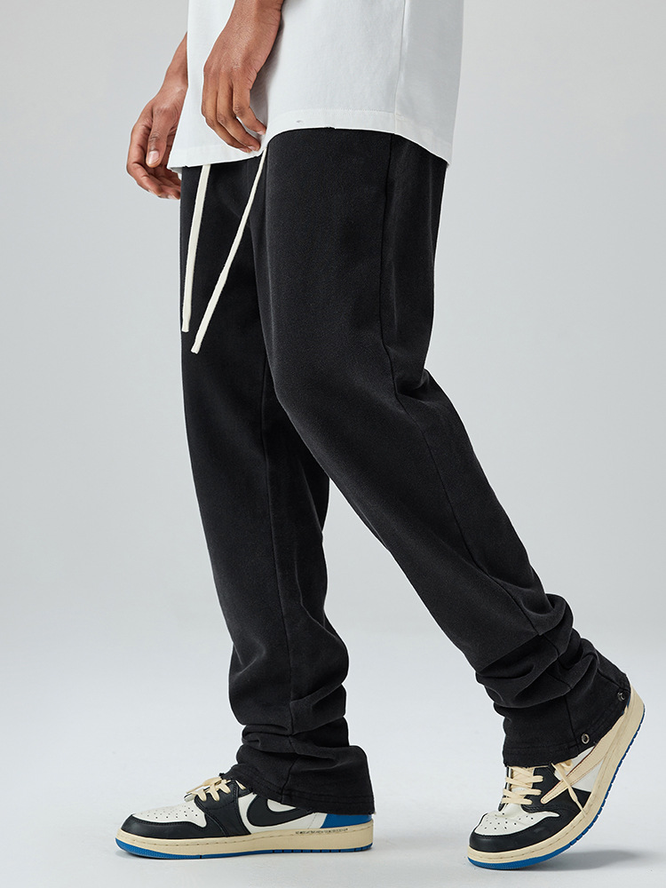 メンズジャージ 綿製ジョガーパンツ 男性用 秋冬対応 全4色展開