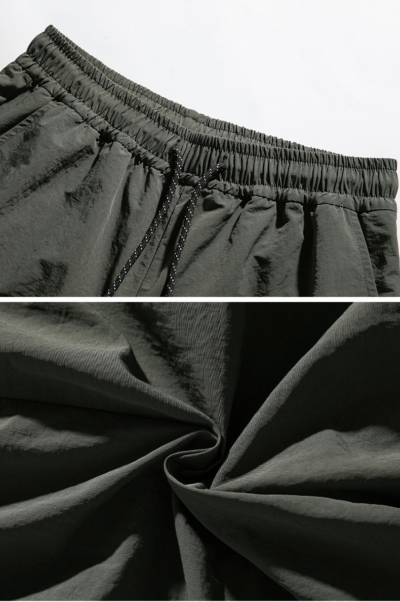 メンズジャージ 撥水機能付きカーゴパンツ 裾調整可能 全4色展開