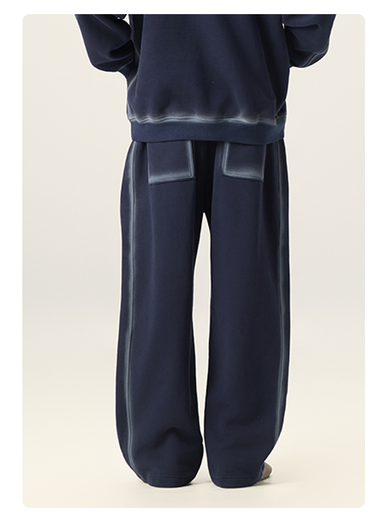 メンズジャージ メンズ裏起毛スウェットパンツ350グラム全2色