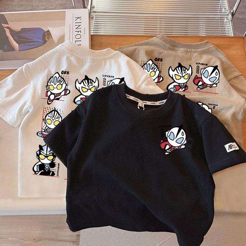 ベビー服  ウルトラマンキャラクター柄ベビーTシャツ