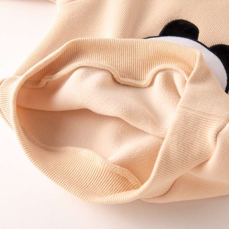 ベビー服  ふわもこ動物アップリケベビースウェット