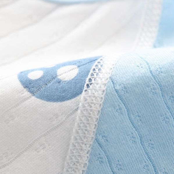 ベビー服 宇宙柄網眼通気長袖睡眠袋二枚組