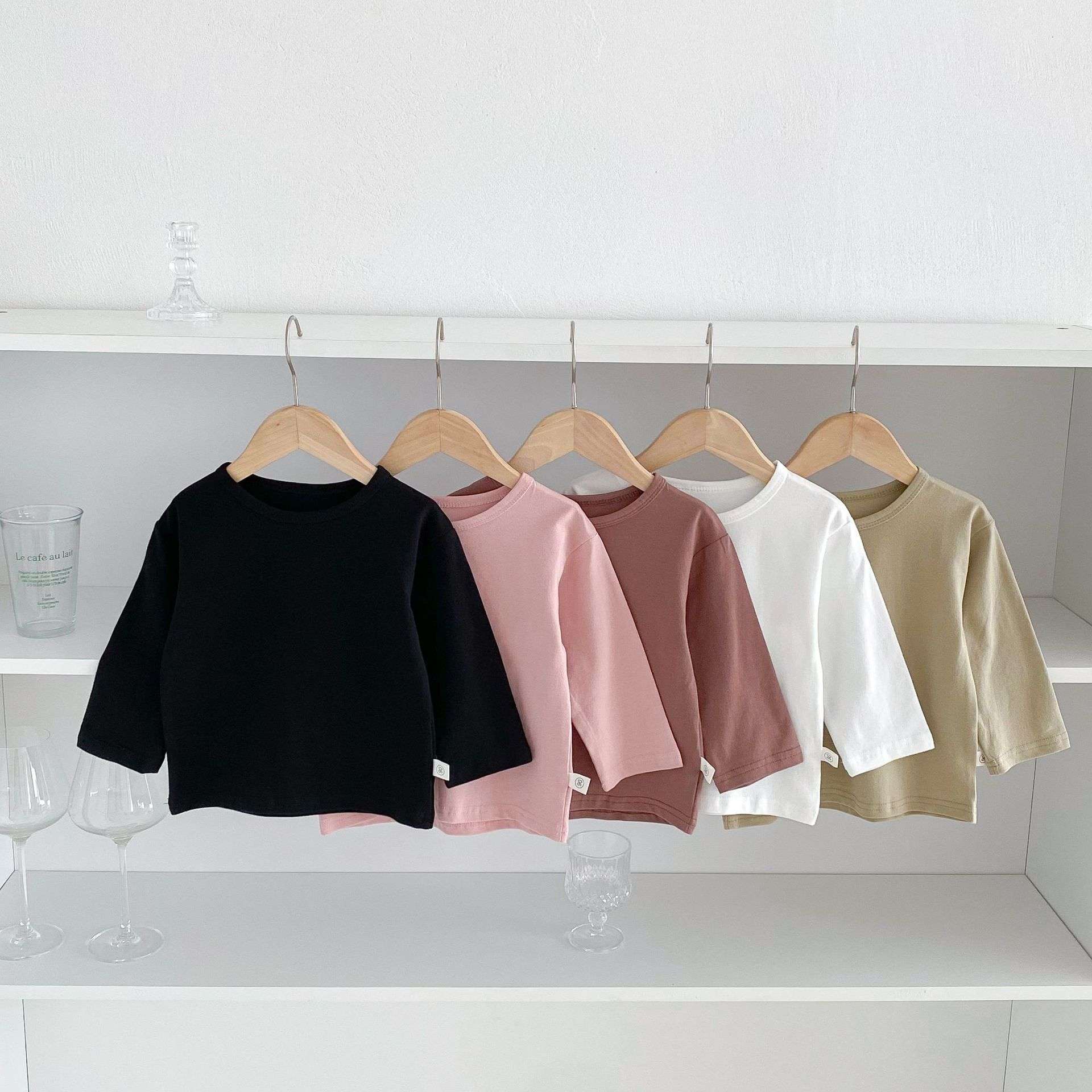 ベビー服  やわらか素材のベビー長袖Tシャツ