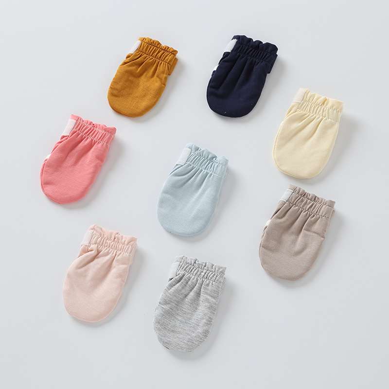 ベビー服 おやすみ赤ちゃん やわらかミトン
