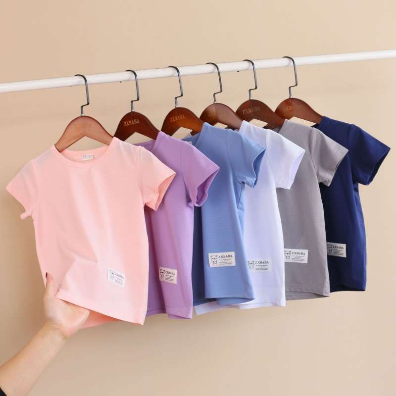 ベビー服  赤ちゃん用シンプル半袖Tシャツ