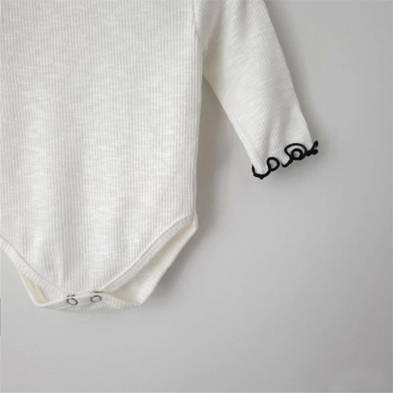 春新作フリルロンパース上下セットアップベビー服