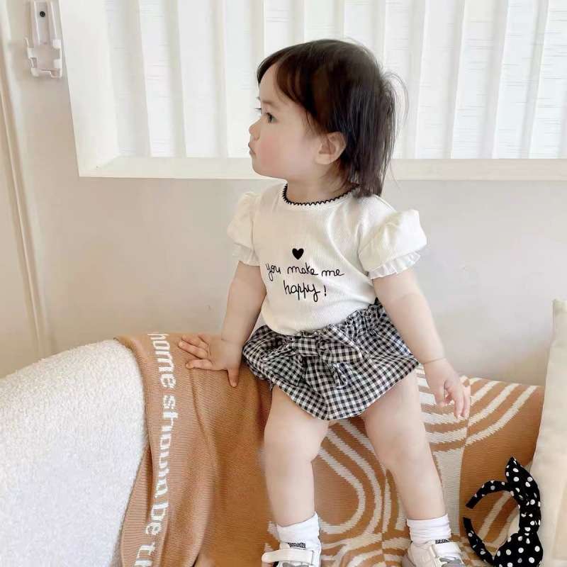 ベビー服  ハッピーメッセージ入りベビーTシャツ