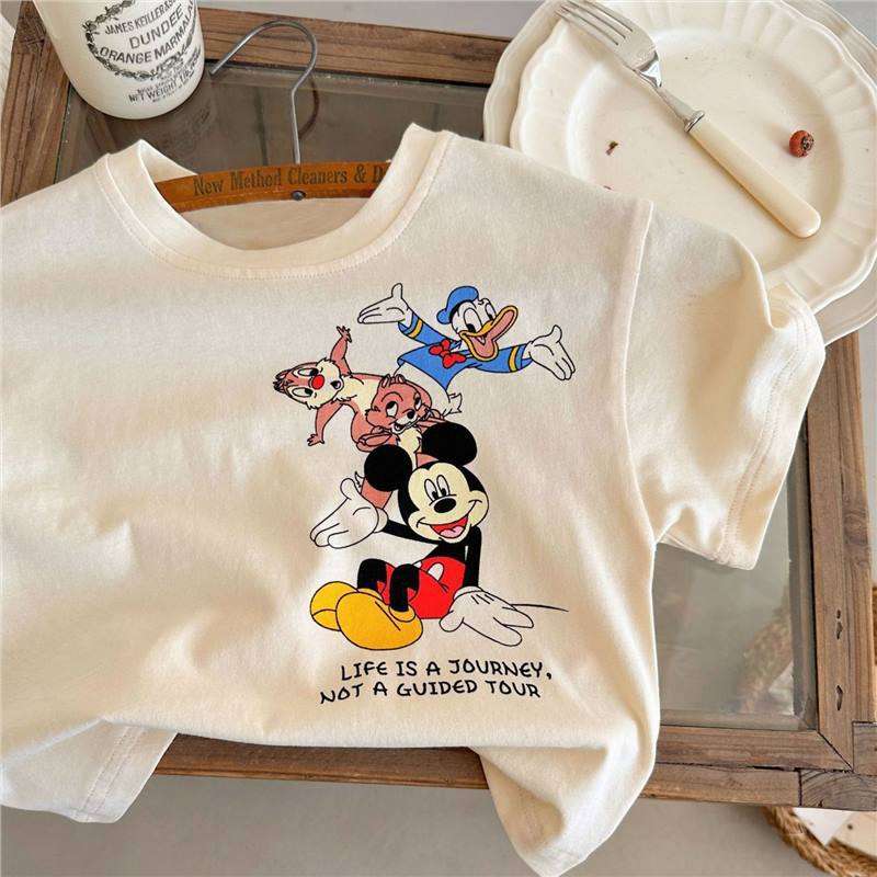 ベビー服  ディズニーキャラクター半袖Tシャツ